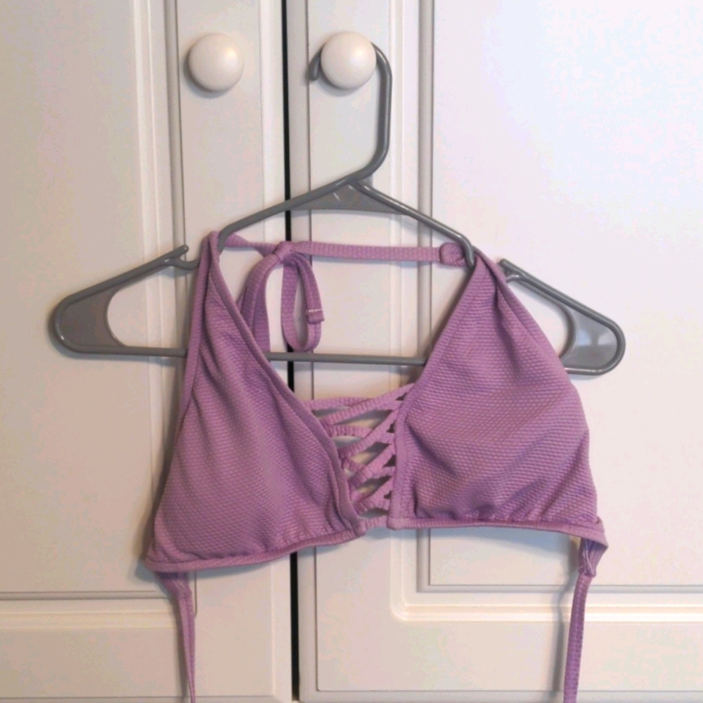 Purple Bikini Bathing Suit Top